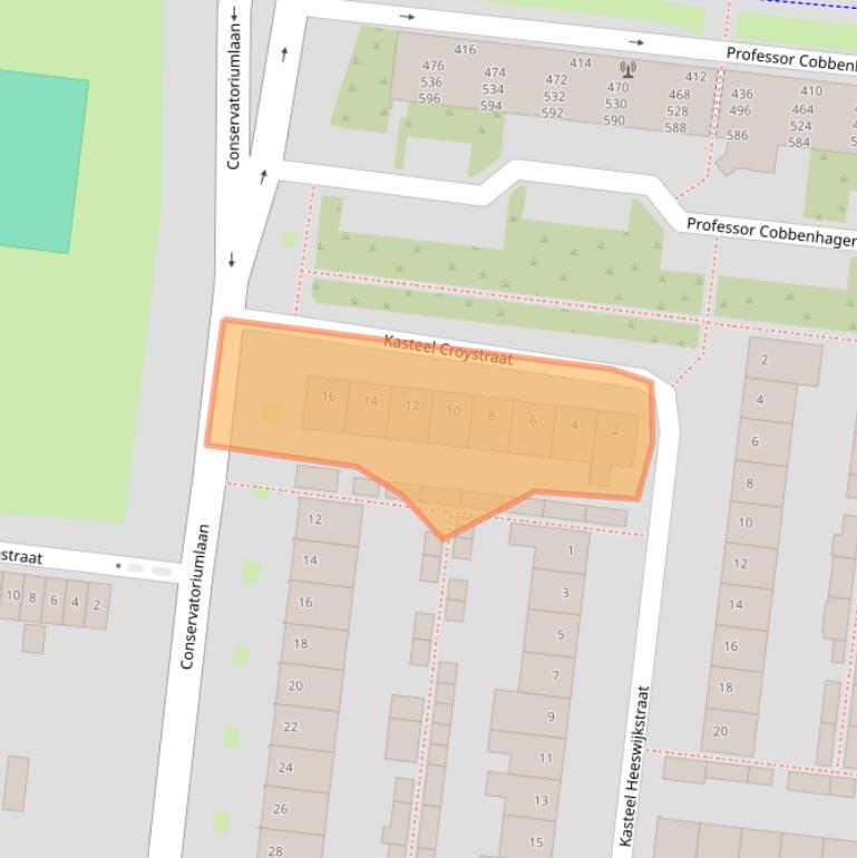 Kaart van postcodegebied 5037HN.