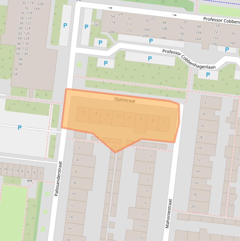 Kaart van postcodegebied 5037JM.