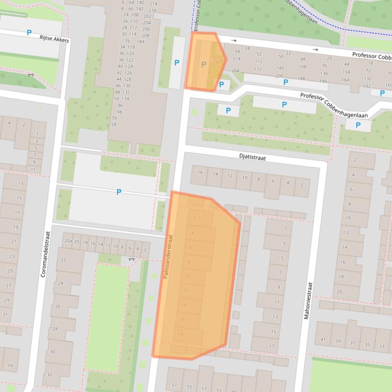 Kaart van postcodegebied 5037JN.