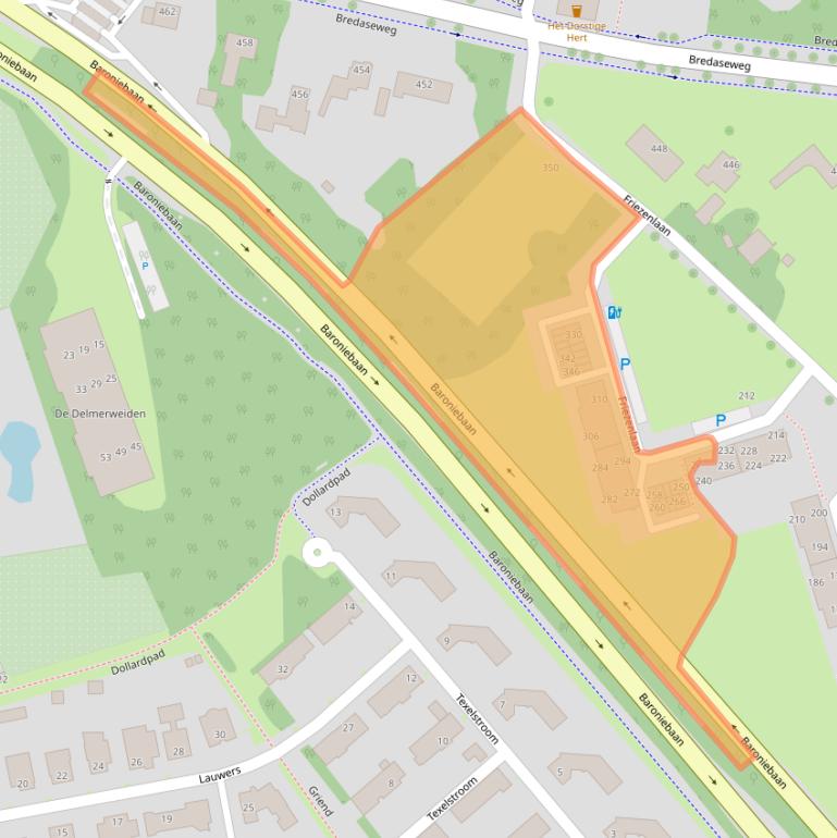 Kaart van postcodegebied 5037KR.