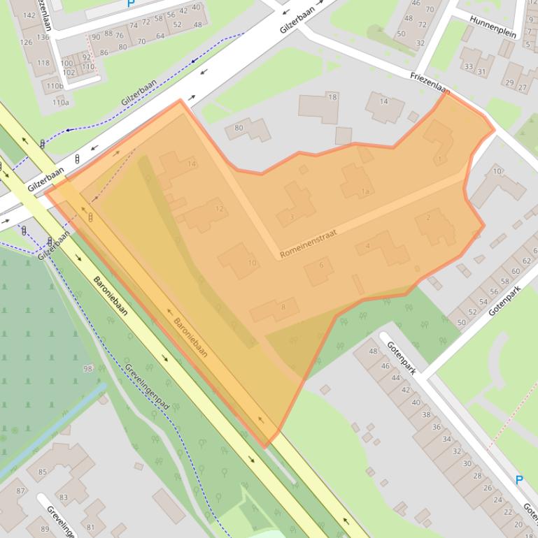Kaart van postcodegebied 5037KS.