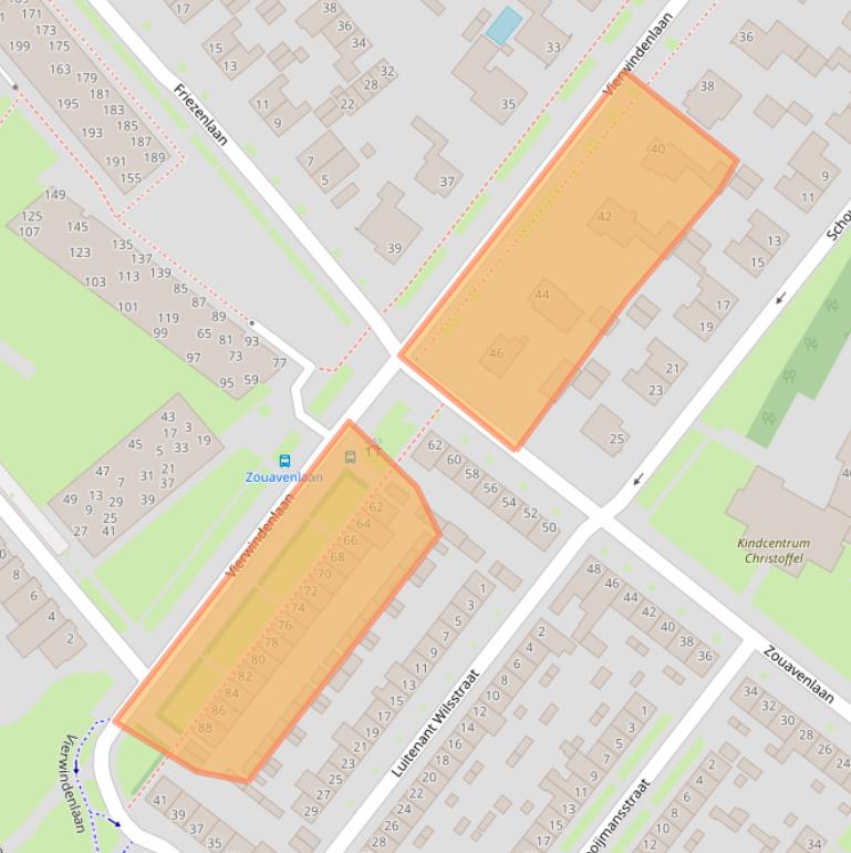 Kaart van postcodegebied 5037MR.