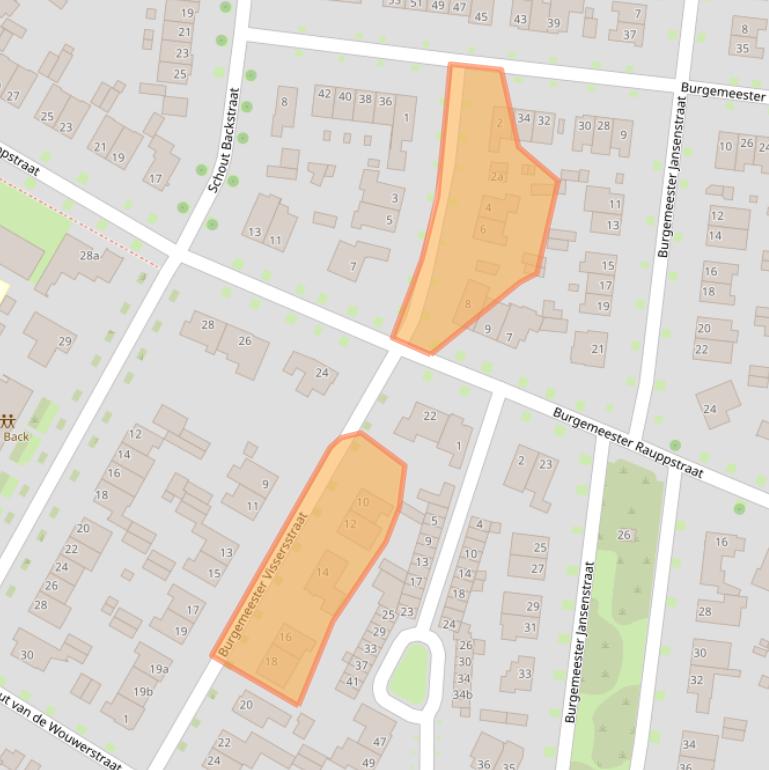 Kaart van postcodegebied 5037PP.