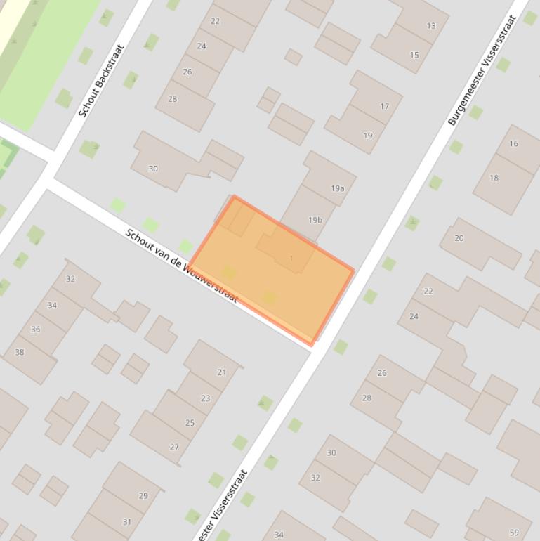 Kaart van postcodegebied 5037PS.