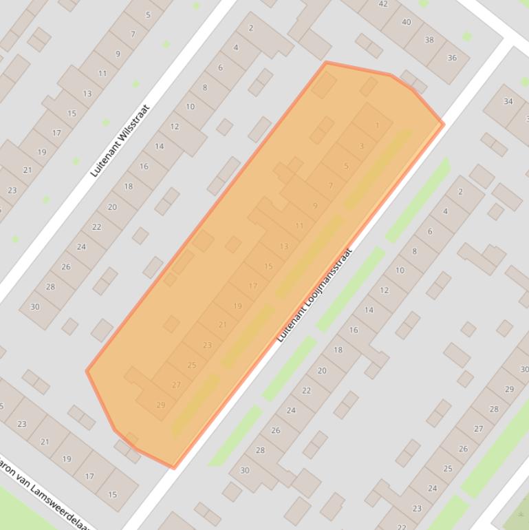 Kaart van postcodegebied 5037RT.