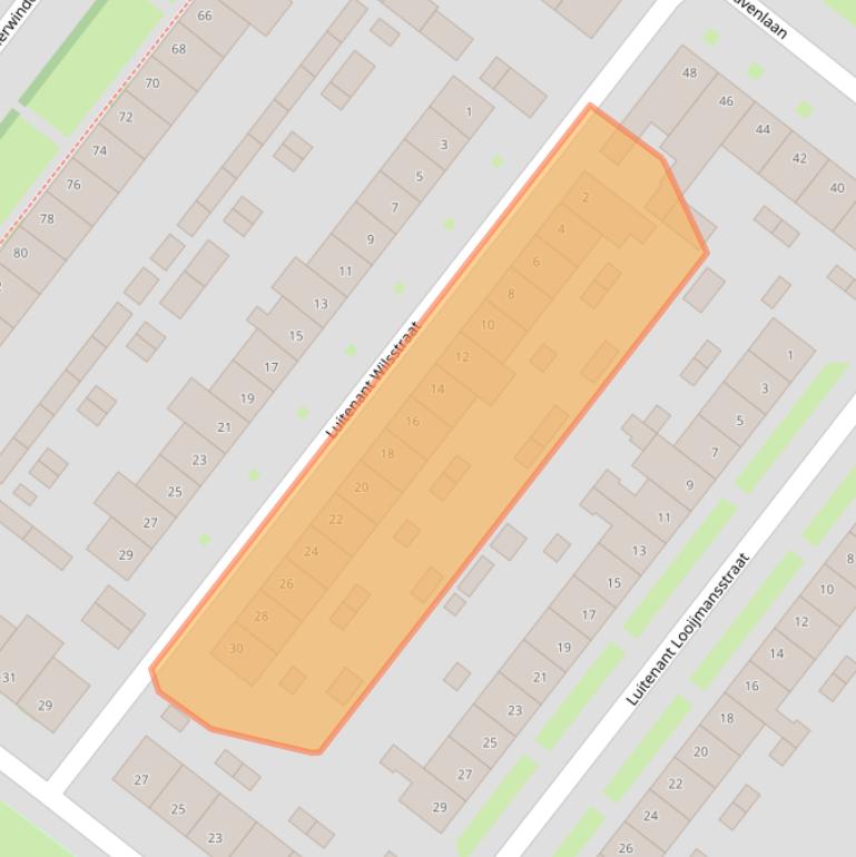 Kaart van postcodegebied 5037RX.