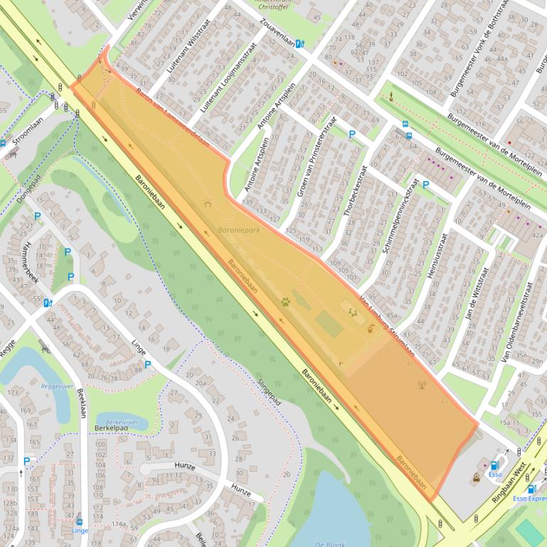 Kaart van postcodegebied 5037SK.