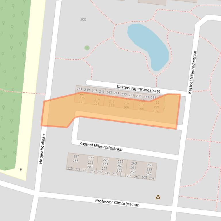 Kaart van postcodegebied 5037TL.