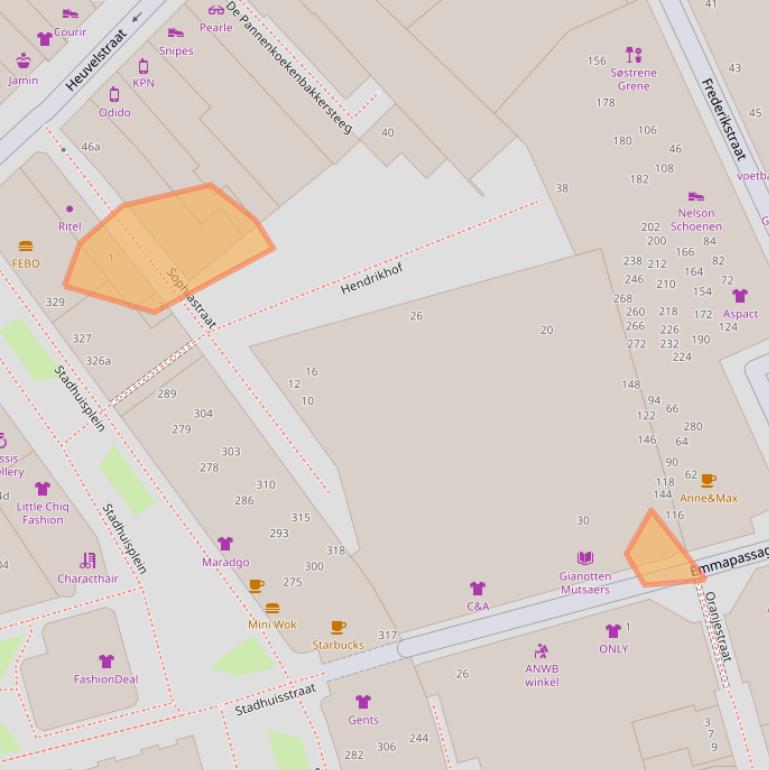 Kaart van postcodegebied 5038AN.