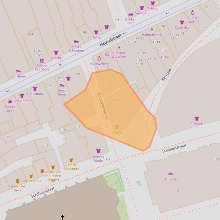 Kaart van postcodegebied 5038AR.