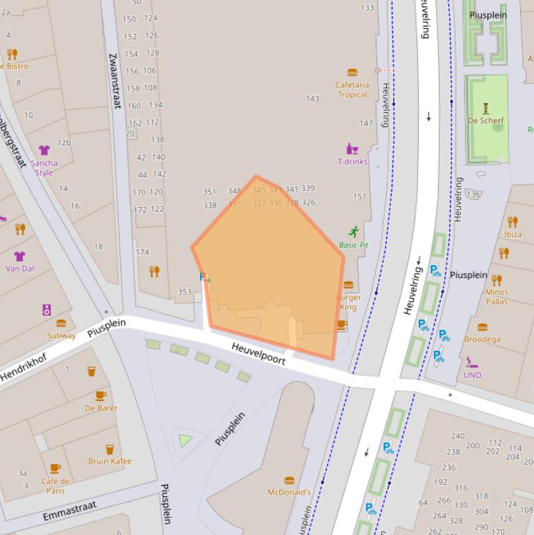 Kaart van postcodegebied 5038DV.