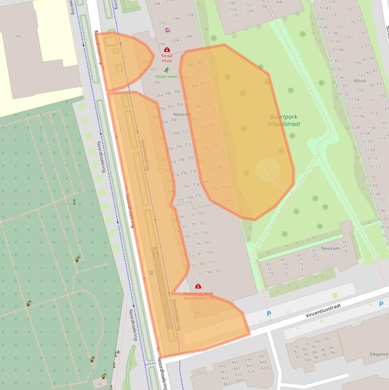 Kaart van postcodegebied 5038GH.
