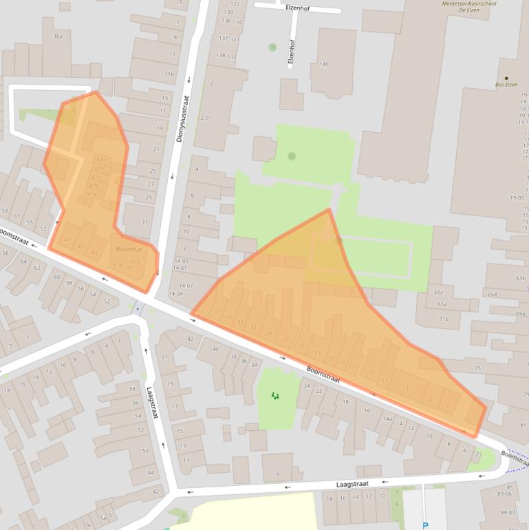 Kaart van postcodegebied 5038GM.