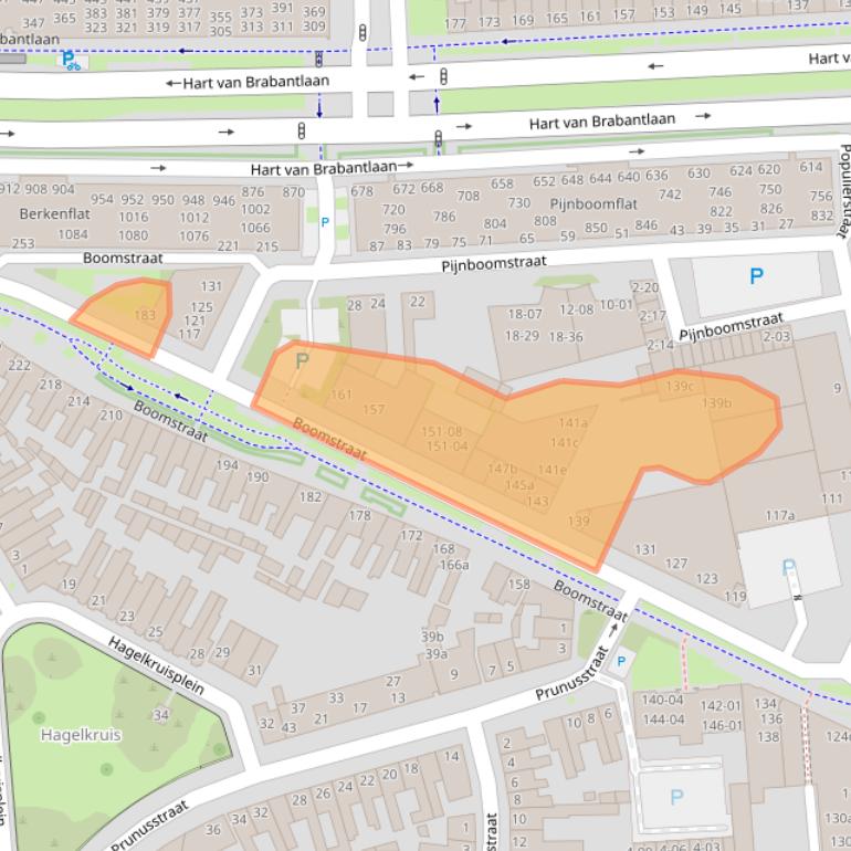 Kaart van postcodegebied 5038GR.
