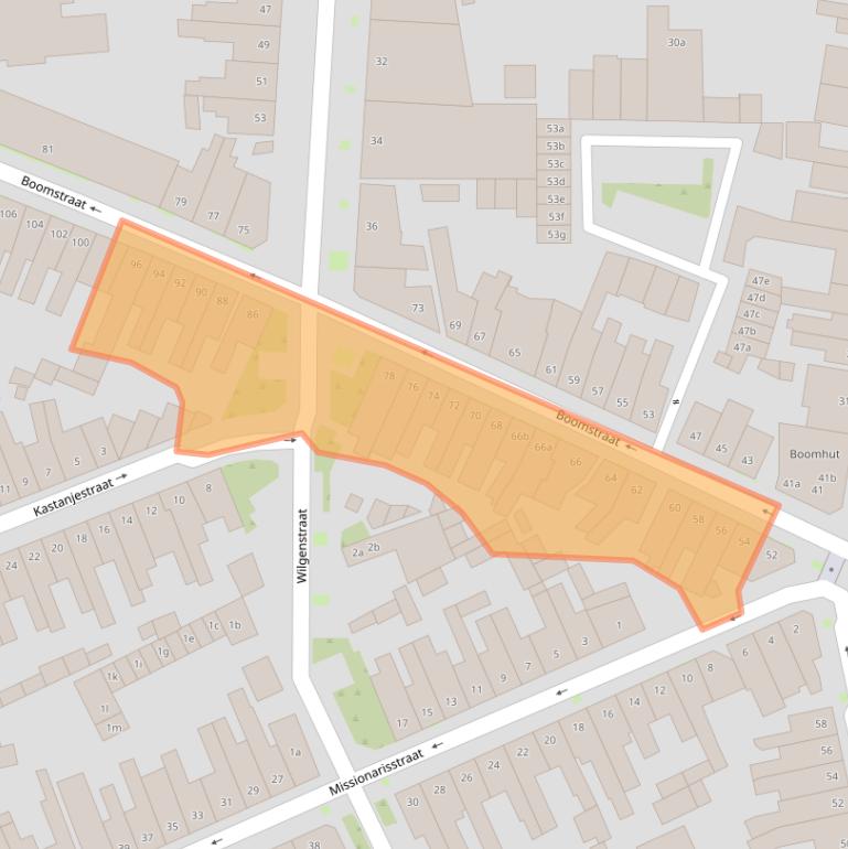 Kaart van postcodegebied 5038GT.