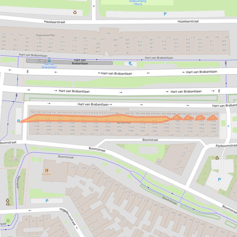Kaart van postcodegebied 5038JH.