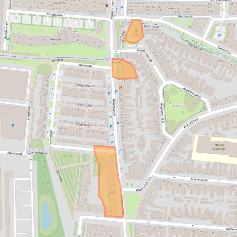 Kaart van postcodegebied 5038MA.
