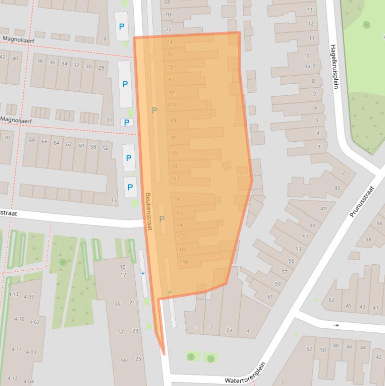 Kaart van postcodegebied 5038MC.