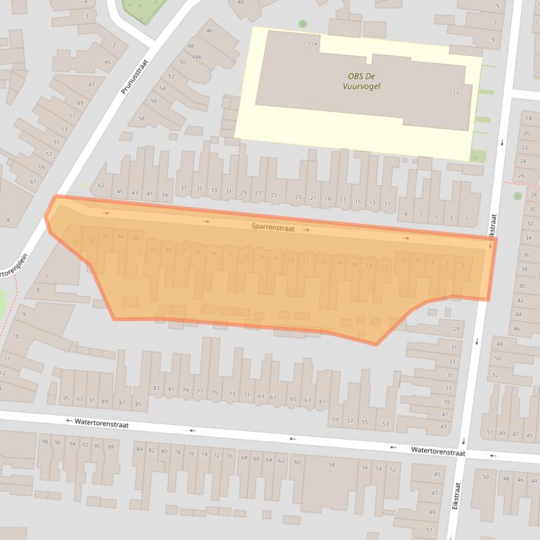 Kaart van postcodegebied 5038MK.