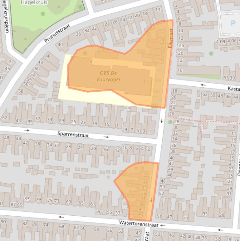 Kaart van postcodegebied 5038ML.