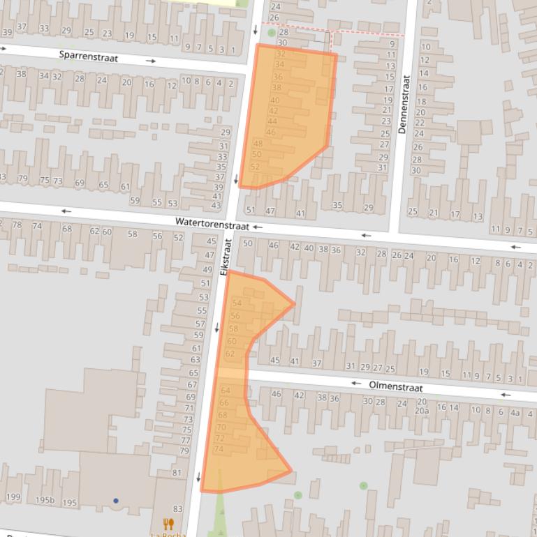 Kaart van postcodegebied 5038MR.