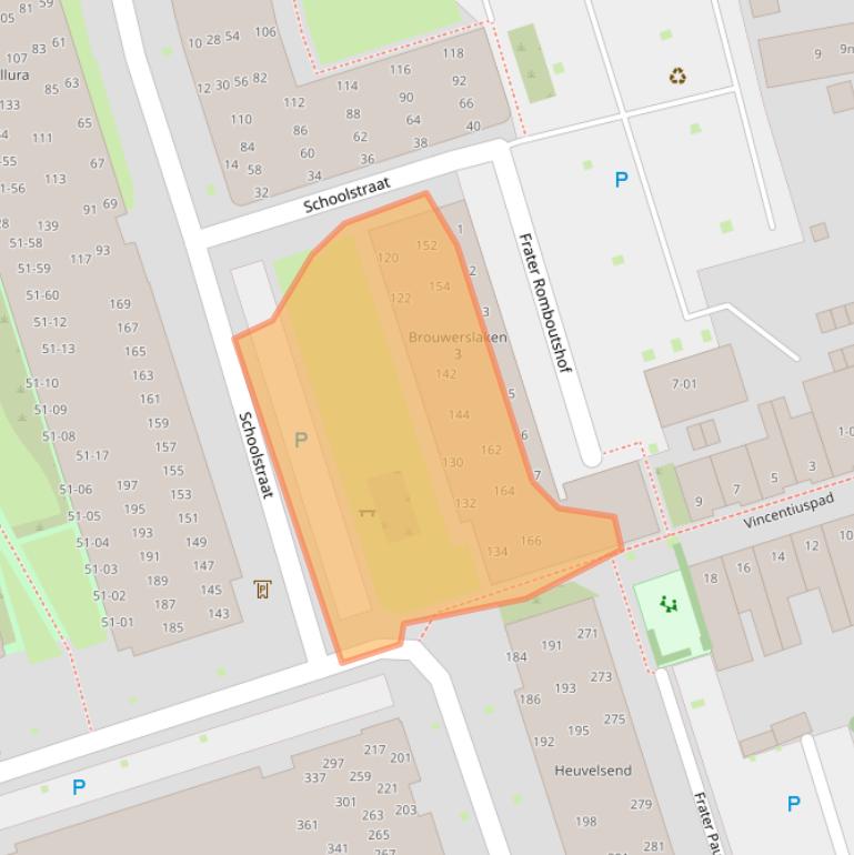 Kaart van postcodegebied 5038RG.