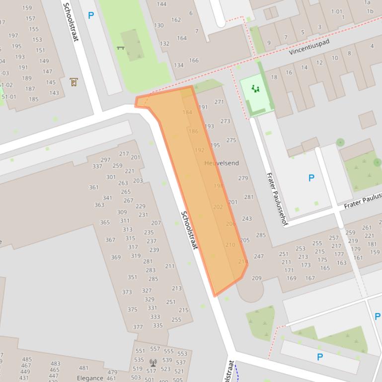 Kaart van postcodegebied 5038RH.