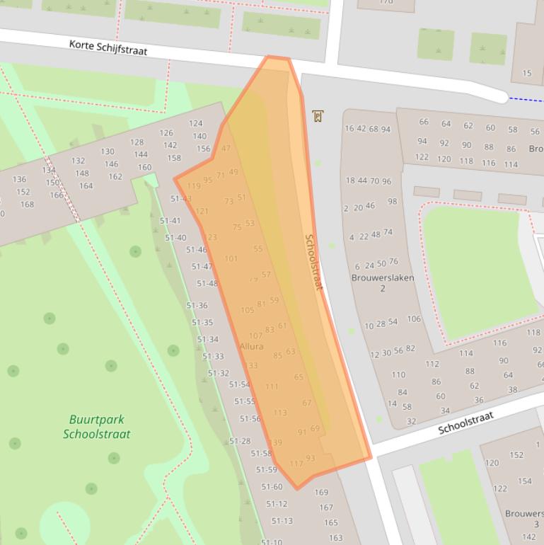 Kaart van postcodegebied 5038RJ.