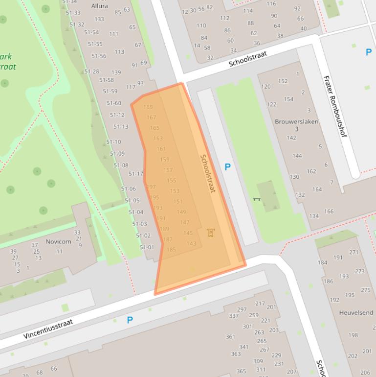 Kaart van postcodegebied 5038RK.