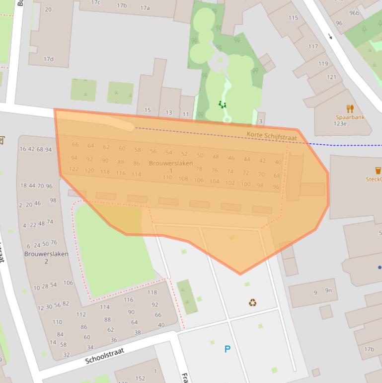 Kaart van postcodegebied 5038RM.