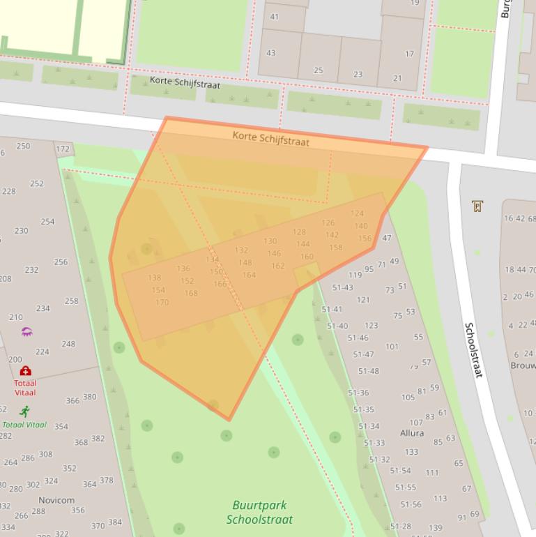 Kaart van postcodegebied 5038RN.