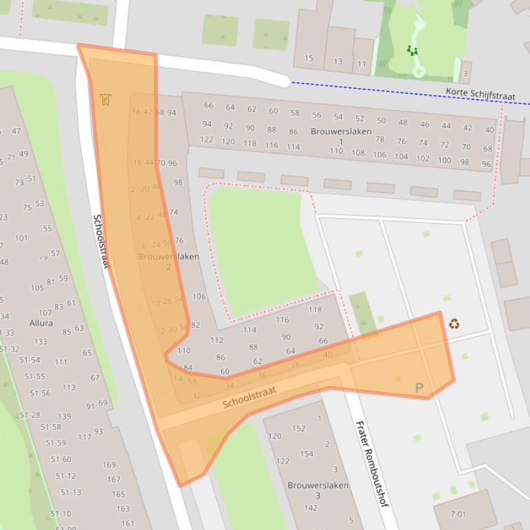 Kaart van postcodegebied 5038ST.