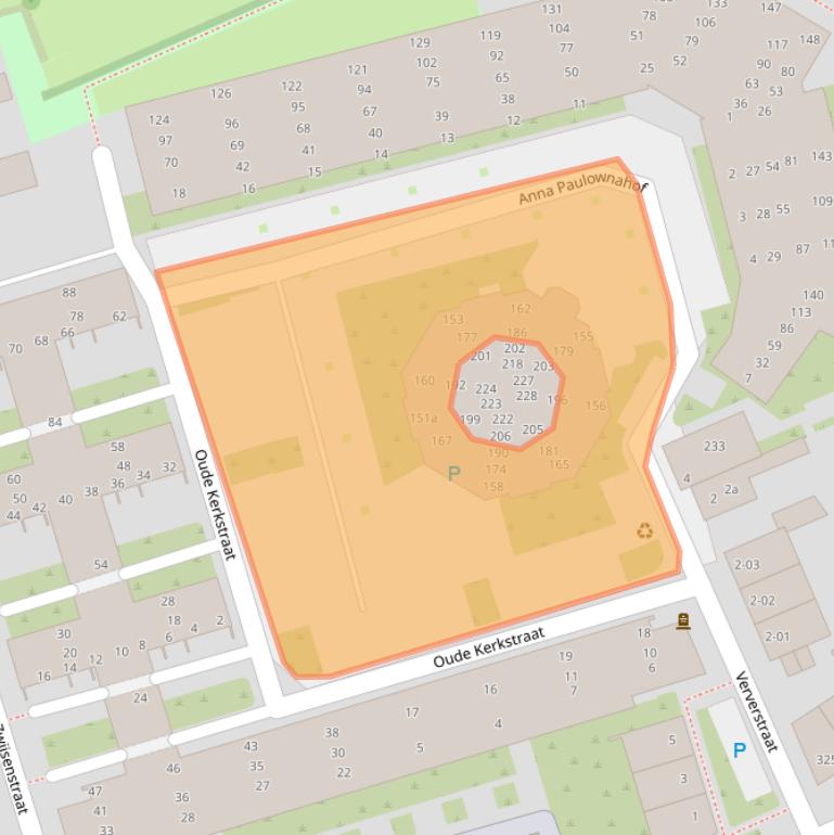 Kaart van postcodegebied 5038VX.