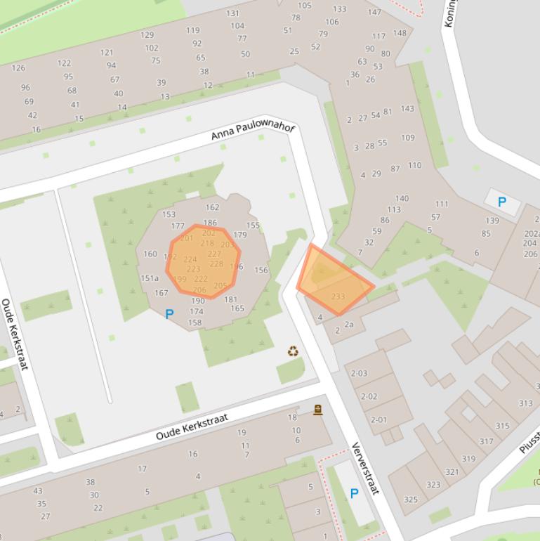 Kaart van postcodegebied 5038VZ.