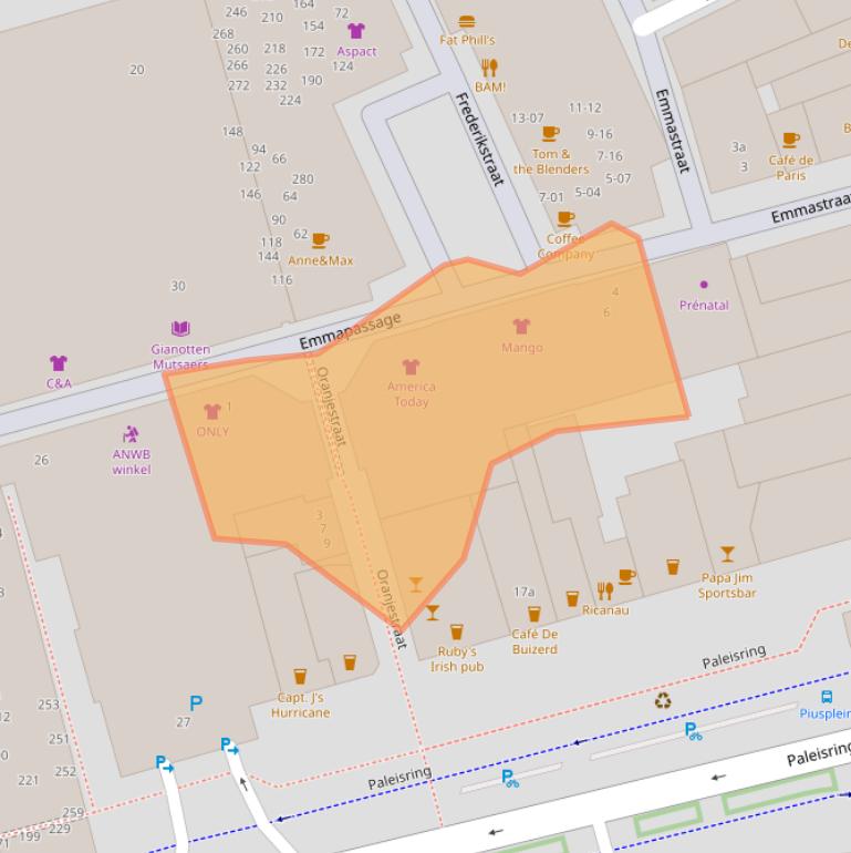 Kaart van postcodegebied 5038WC.