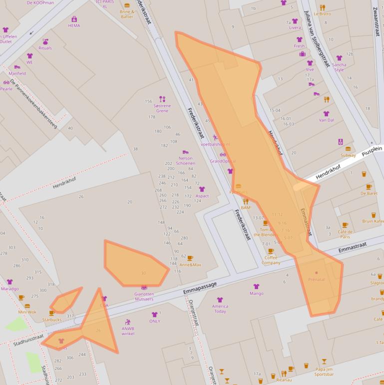 Kaart van postcodegebied 5038XA.