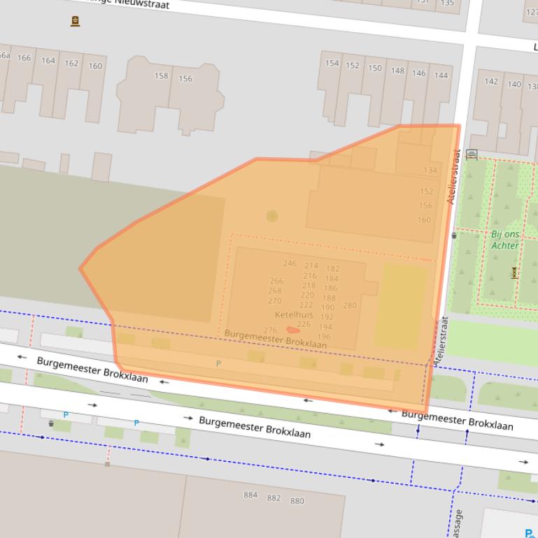 Kaart van postcodegebied 5041AA.
