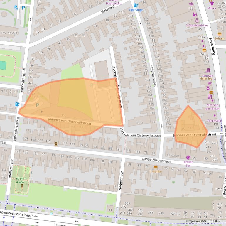 Kaart van postcodegebied 5041AB.