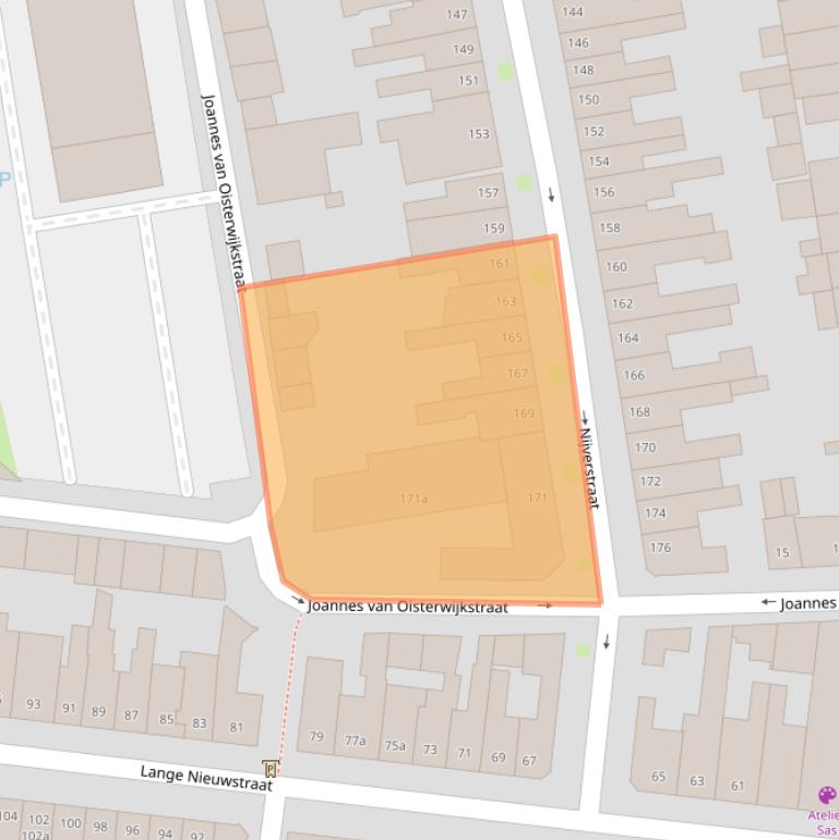 Kaart van postcodegebied 5041AG.