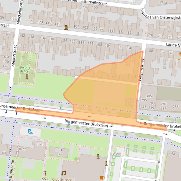 Kaart van postcodegebied 5041AX.