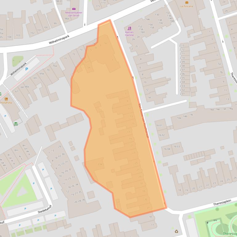 Kaart van postcodegebied 5041BK.