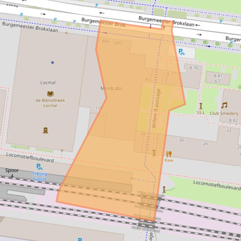 Kaart van postcodegebied 5041BS.