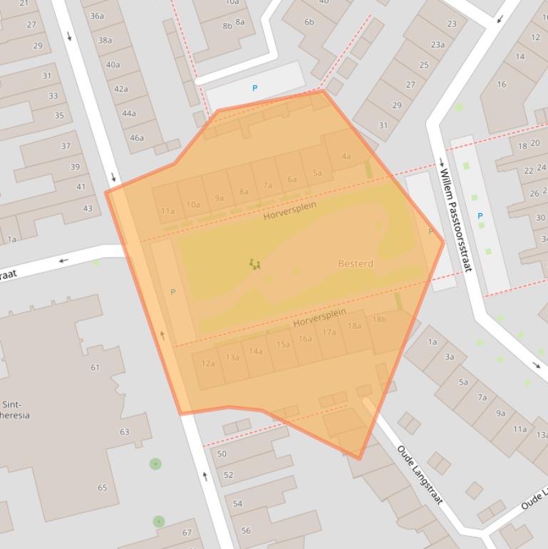 Kaart van postcodegebied 5041CC.