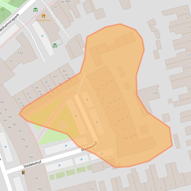 Kaart van postcodegebied 5041DZ.