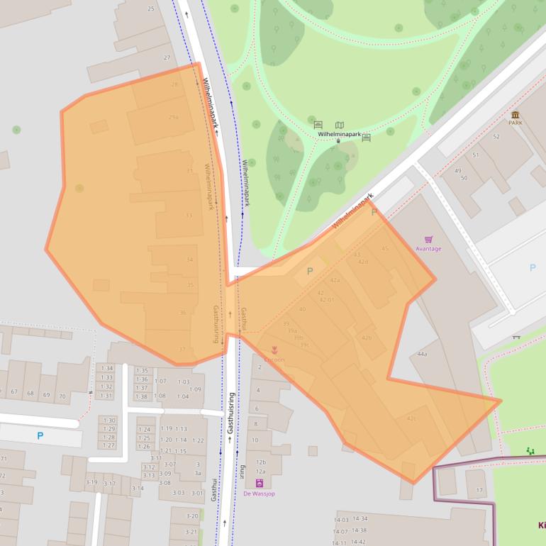 Kaart van postcodegebied 5041EC.