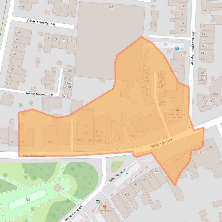 Kaart van postcodegebied 5041EE.