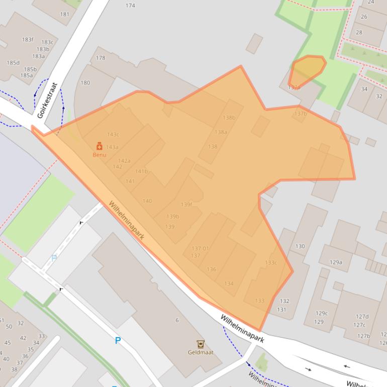 Kaart van postcodegebied 5041EJ.