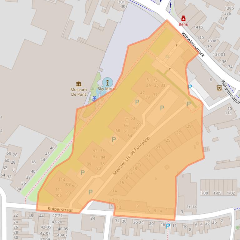 Kaart van postcodegebied 5041GC.