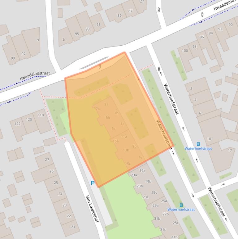 Kaart van postcodegebied 5041HA.