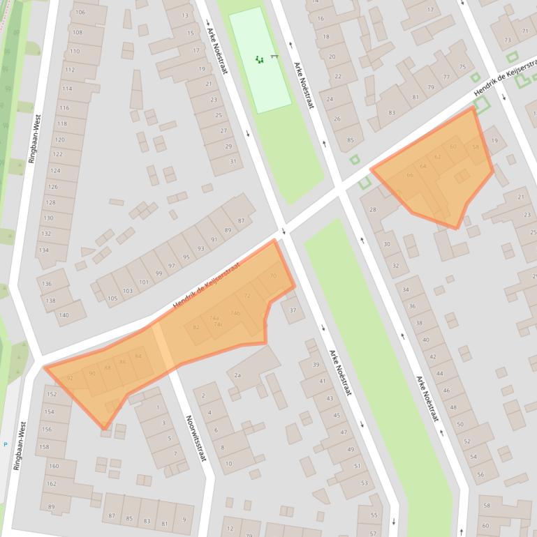 Kaart van postcodegebied 5041JD.